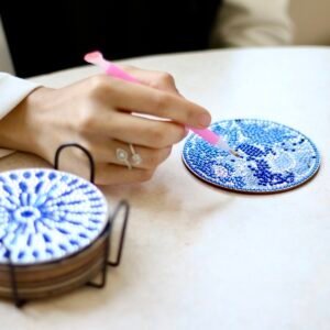 مجموعة قواعد أكواب القهوة